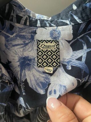 Camicia floreale bimbo