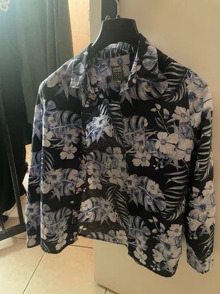 Camicia floreale bimbo