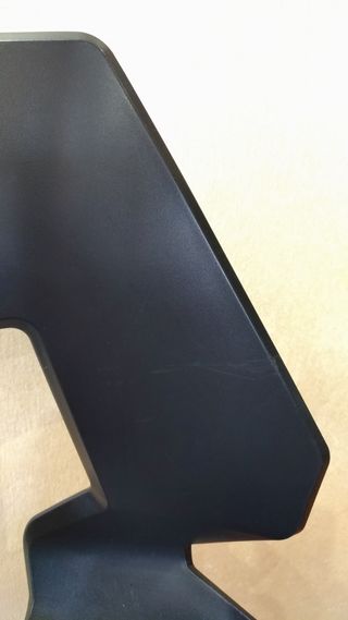 Sgabello alto nero