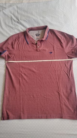 Polo Dockers L usado color burdeos 