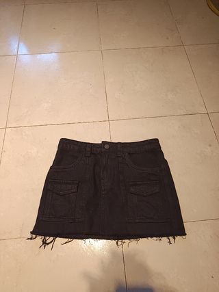 Mini Falda Vaquera Negra