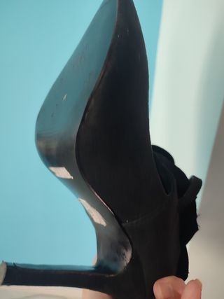 Zapatos negros de tacón
