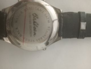 Orologio Oaklean - acciaio, pelle nera