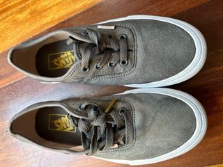 Zapatillas Vans Gris T38 - Piel
