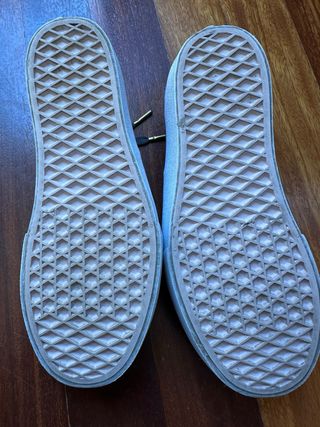Zapatillas Vans Gris T38 - Piel