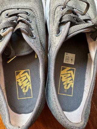 Zapatillas Vans Gris T38 - Piel