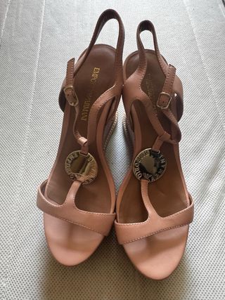 Sandalias Emporio Armani beige 38