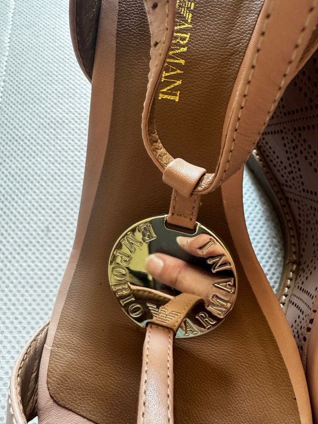Sandali Emporio Armani beige 38