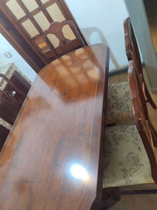 Mesa comedor 6 sillas madera