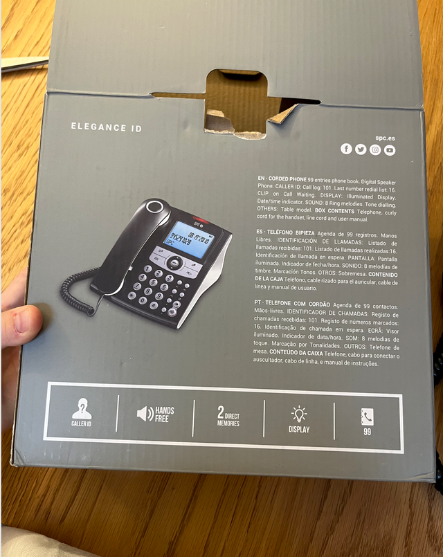 6 Teléfonos Fijos SPC - Impecables