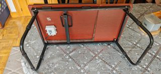 Mesita cama plegable marrón