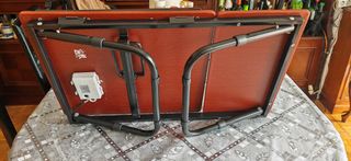 Mesita cama plegable marrón