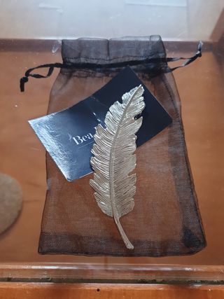 Horquilla pluma Bea Hurtado plata