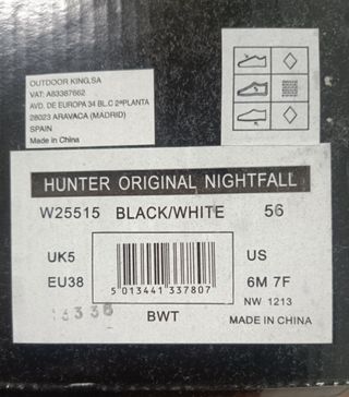 Botas Hunter Original Nightfall