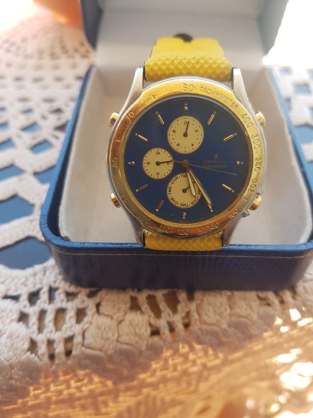 Festina Chrono - Orologio da uomo blu