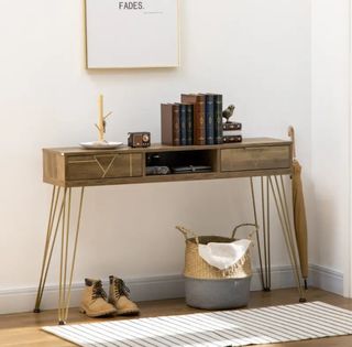 Consolle tavolo ingresso stile industriale