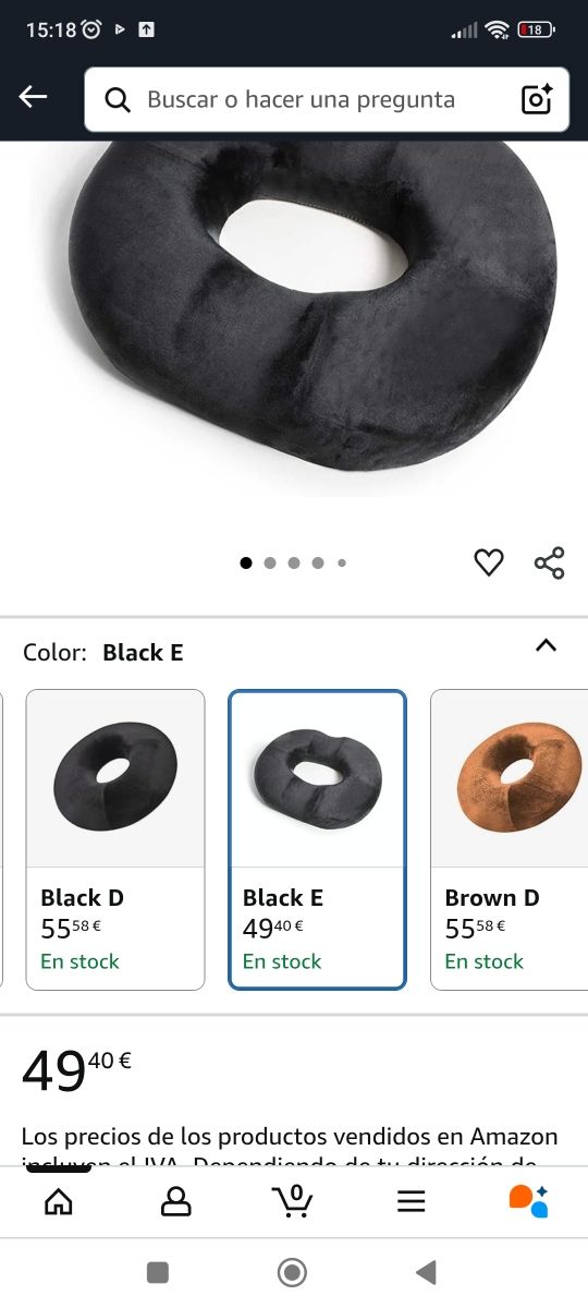 Cojín Asiento - Ergonómico