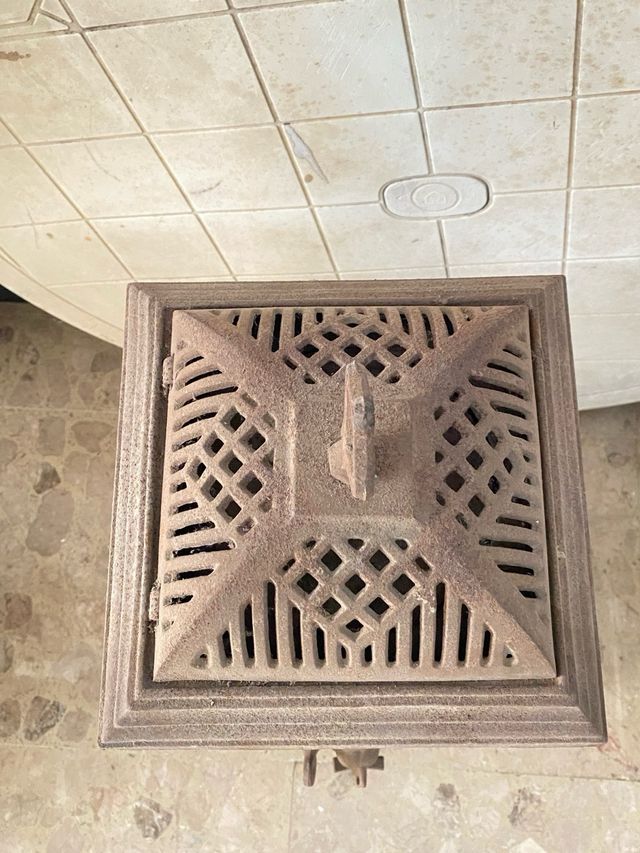 Stufa antica Tibet 1 in metallo