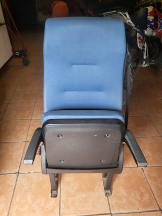 Asiento furgoneta azul