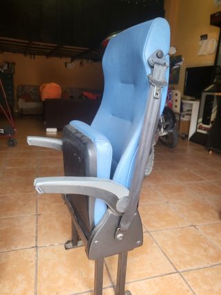 Asiento furgoneta azul