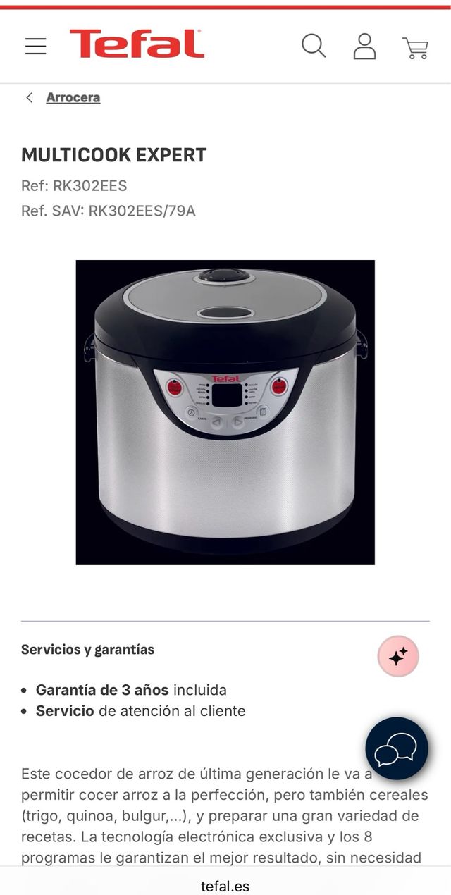 Olla Multicook Tefal RK302EES