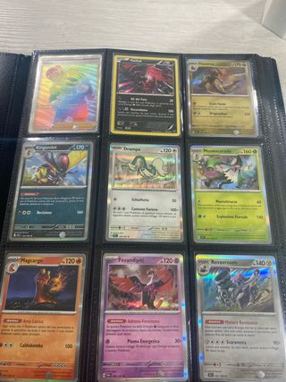 Carte Pokemon + album piu 20 a sorpresa 