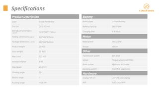 Bicicleta eléctrica ADO A20 Eco plegable