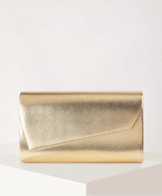 Bolso clutch dorado