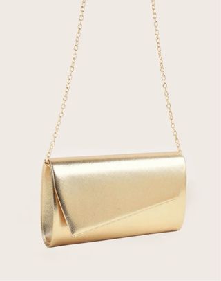 Bolso clutch dorado
