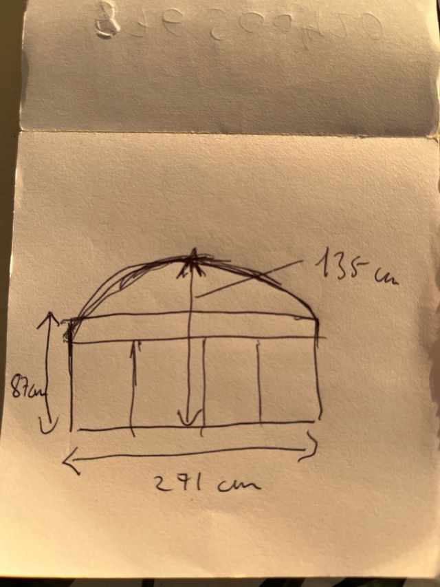 Ventana aluminio curva 2 hojas