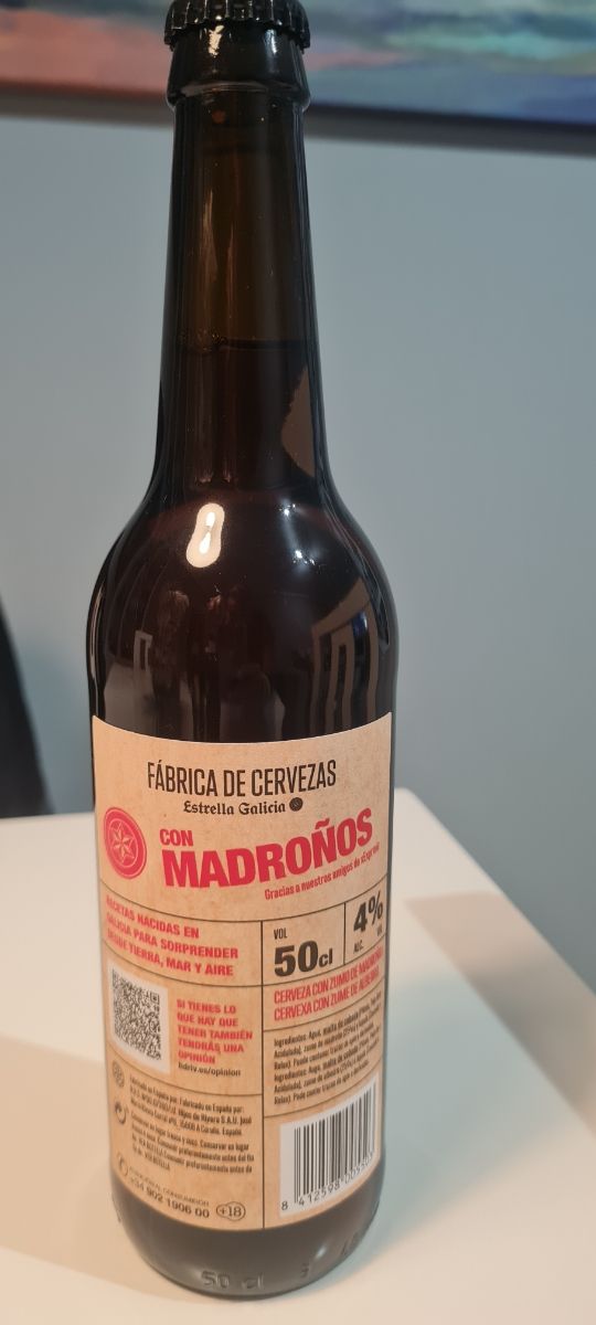 Botella Estrella Galicia Madroños
