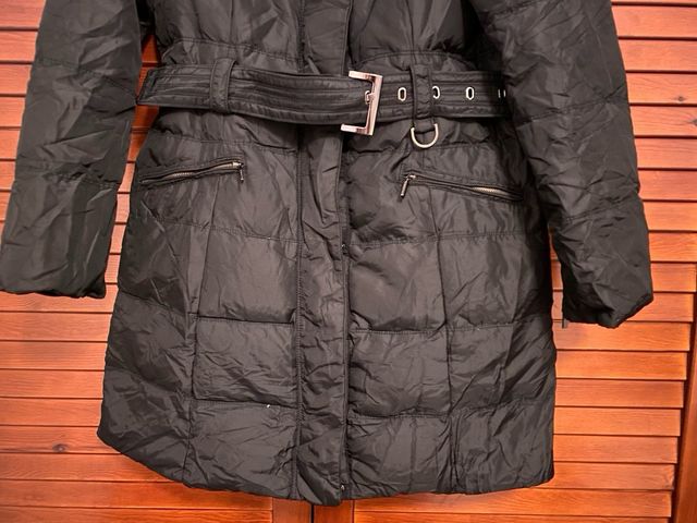 Parka Zara negra mujer de plumón