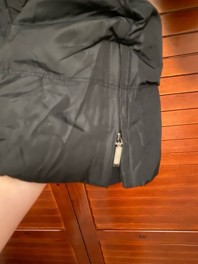 Parka Zara negra mujer de plumón