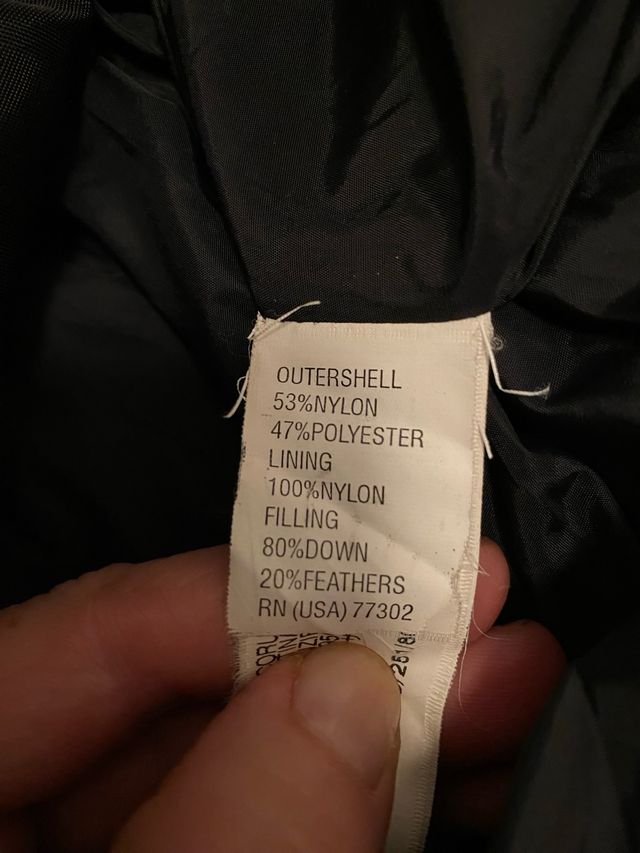 Parka Zara negra mujer de plumón