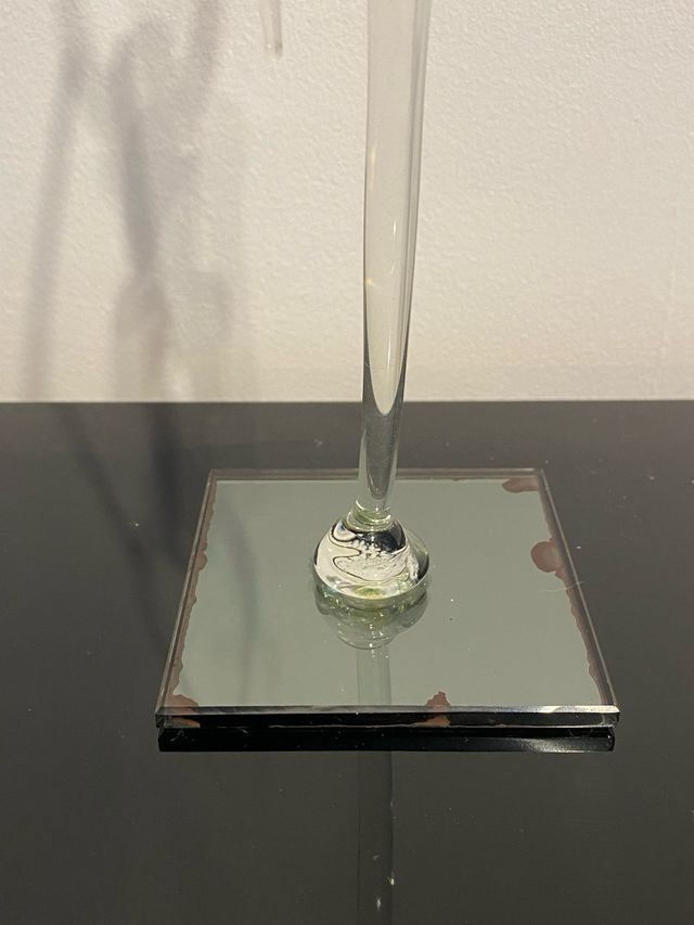 Escultura cristal mujer - Artesanal