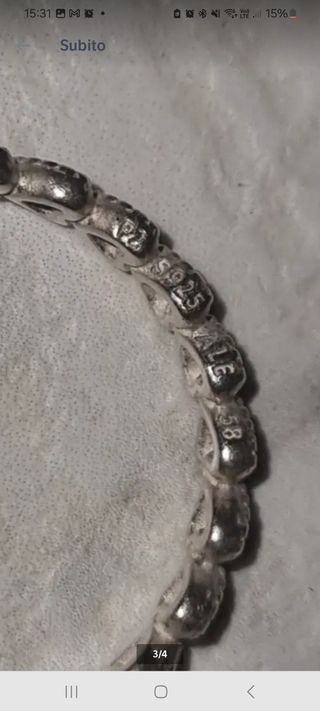 Anello Pandora Cuori Argento 925