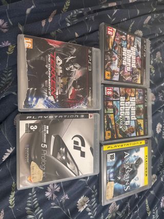 5 Juegos PS3 (PlayStation 3) - 7€/unidad