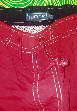 Bañador Nudos rojo hombre