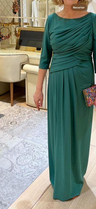 Vestido Pronovias fiesta - verde