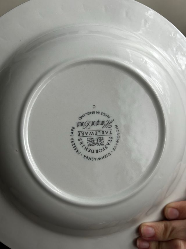 Platos hondos loza inglesa Staffordshire