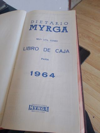 Dietario marca del 1964
Es perfecto estado.