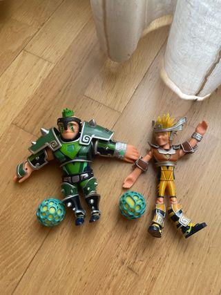 2 Muñecos de Sendokai articulados y desmontables