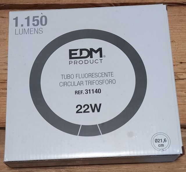Tubo fluorescente circular EDM 22W