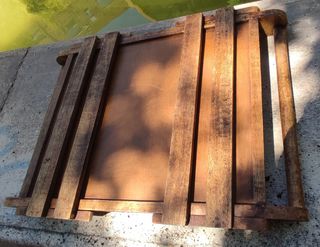 Mesa plegable vintage madera