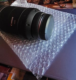 Objetivo Canon RF 600mm f/11 Solo en persona