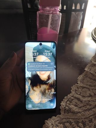 Móvil negro como nuevo