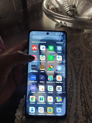 Móvil negro como nuevo