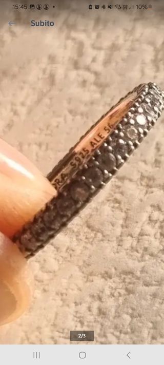Anello Pandora 925 Pavé