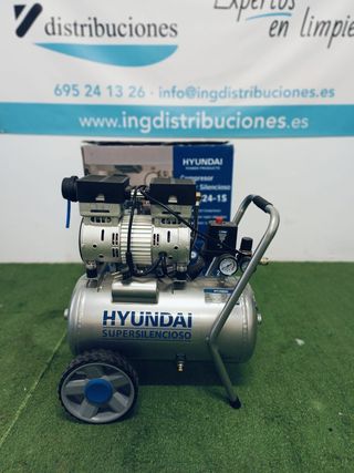 Compresor Hyundai 24L Super silencioso