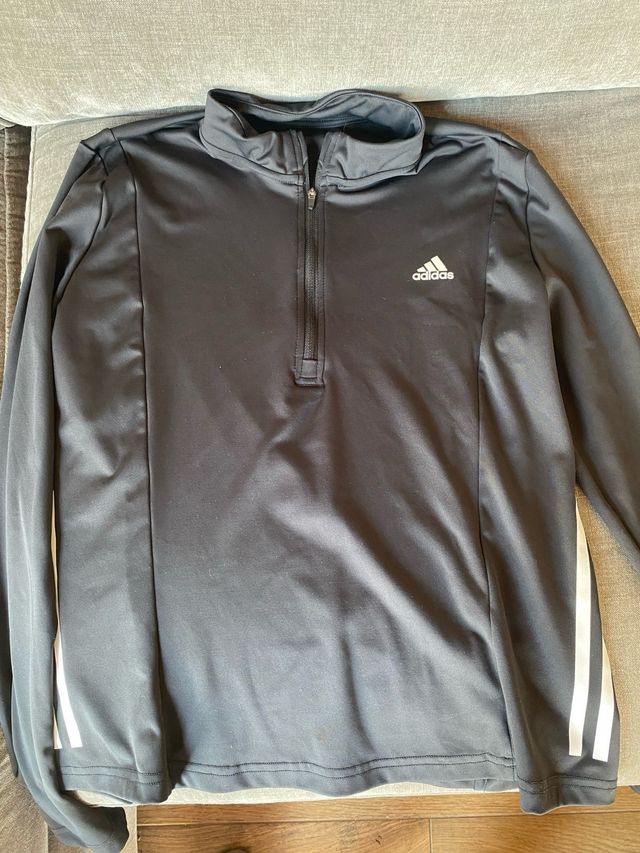 Sudadera Adidas negra deporte